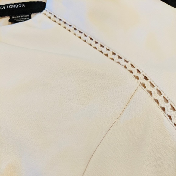 MAGGY LONDON Dress Oyster Dream Crepe New Sz 8 - Picture 9 of 10